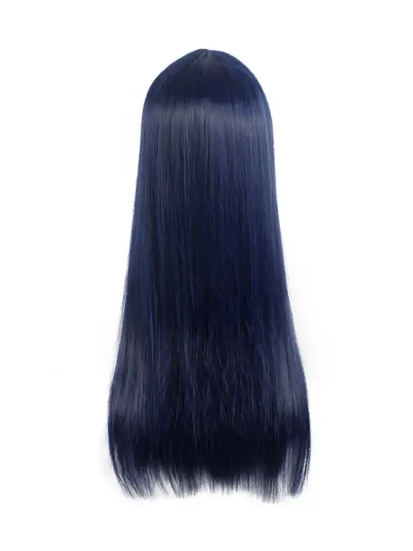 hinata naruto anime wig cosplay long blue shippuuden hyuga хината хюга косплей перука наруто шипуден дълга перука изкуствена коса синя