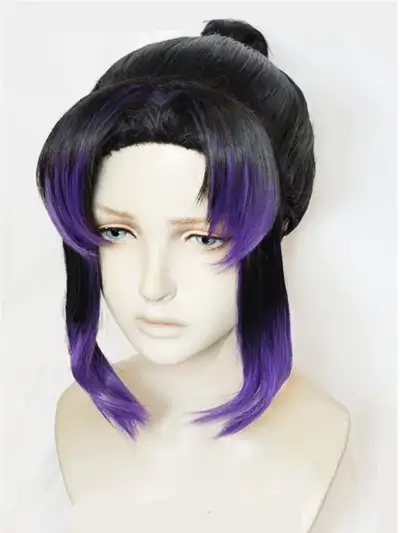 kimetsu no yaiba demon slayer shinobu аниме косплей пеперуда герой лилава коса костюм перука комплект