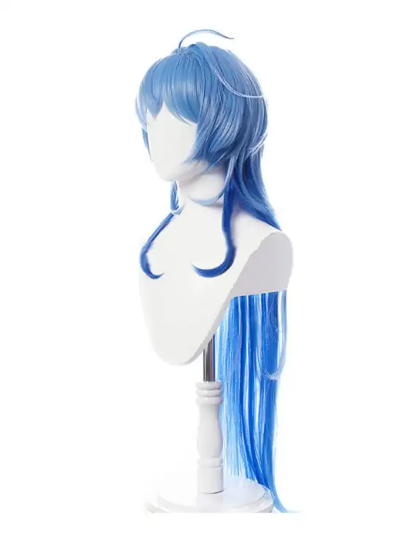 геншин импакт косплей genshin impact cosplay изкуствена коса перука синя ганю ganyu