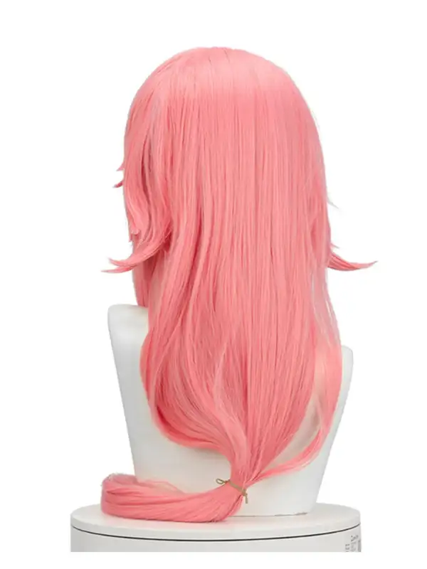 genshin impact yae miko cosplay wig геншин импакт яеа мико ъае мико розова коса перука изкуствена косплей