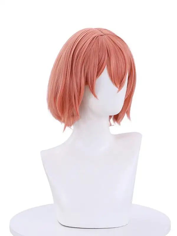 tokyo revengers cosplay wig Pink short hair anime аниме токио ревенджърдс къса перука косплей изкуствена коса розова hinata tachibana хината тачибана