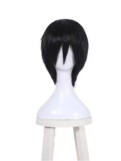 persona game 5 4 3 joker cosplay wig short black жокер джокър персона игра косплей черна къса косплей перука изкуствена коса